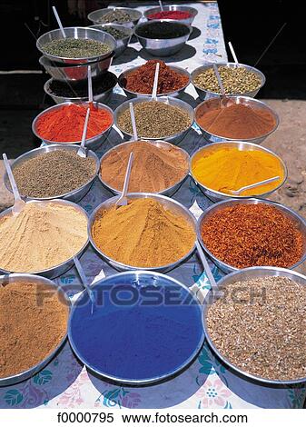 Egyp, Aswan, spice market View Large Photo Image Stock Photography - Egyp, Aswan, spice market. Fotosearch