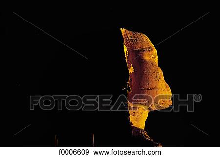 Egyp, Cairo, the Sphinx at night View Large Photo Image Stock Photo - Egyp, Cairo, the Sphinx at night. Fotosearch