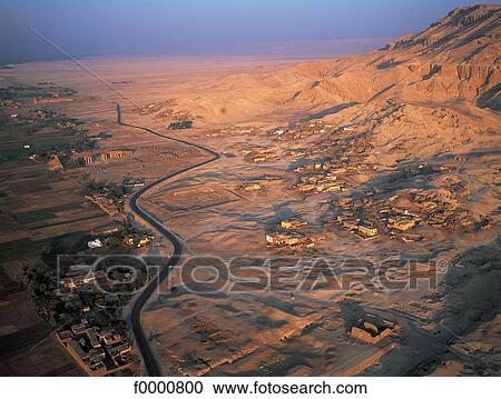 Stock Image - Egyp, Luxor, left bank. Fotosearch