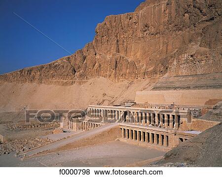 Stock Photo - Egyp, Luxor, Queen Hatchepsout temple. Fotosearch