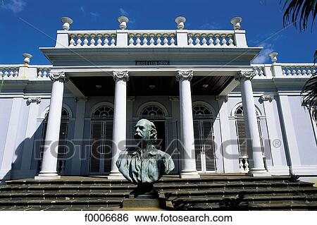 Stock Photograph - Reunion, Saint Denis, the Leon Dierx Museum. Fotosearch