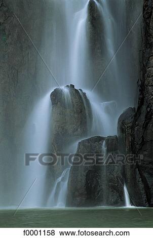 Stock Photo - Reunion, Waterfall. Fotosearch