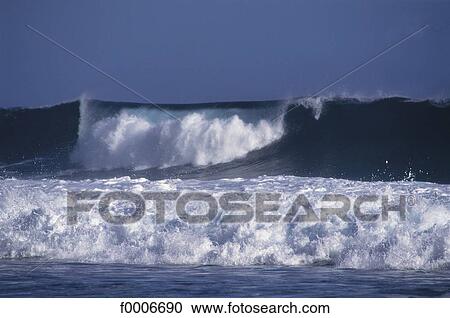 Reunion, Waves on Manapany Beach View Large Photo Image Stock Image - Reunion, Waves on Manapany Beach. Fotosearch