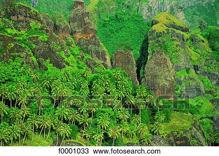 Stock Image - French Polynesia, Marquesas Islands. Fotosearch