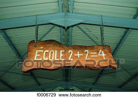 Stock Photo - French Polynesia, Tahiti, school in Papeete,. Fotosearch