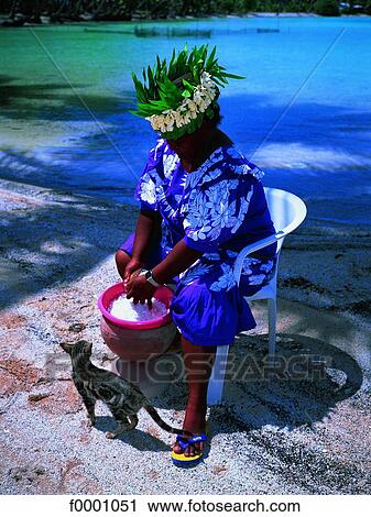 French Polynesia, Tuamotu, coco milk preparation View Large Photo Image Stock Image - French Polynesia, Tuamotu, coco milk preparation. Fotosearch