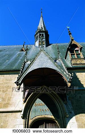 Stock Image - Burgundy, Beaune, General Hospital. Fotosearch