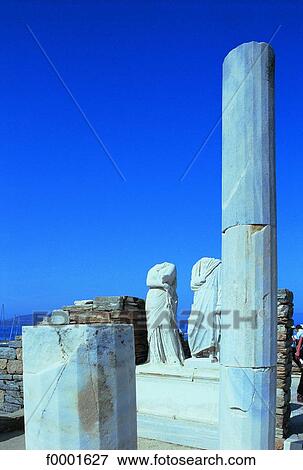 Greece, Delos Island View Large Photo Image Stock Photo - Greece, Delos Island. Fotosearch