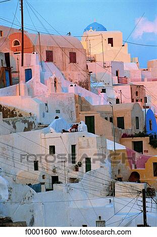 Greece, Santorini View Large Photo Image Stock Image - Greece, Santorini. Fotosearch
