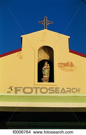 French West Indies, Guadeloupe, church facade in Marigot View Large Photo Image Picture - French West Indies, Guadeloupe, church facade in Marigot. Fotosearch