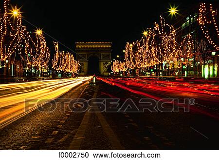 Stock Image - France, Paris, Champs Elysees. Fotosearch