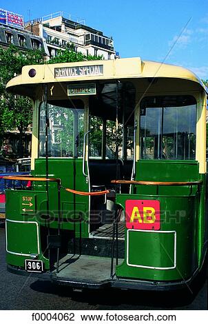 France, Paris, Former Parisian bus View Large Photo Image Stock Image - France, Paris, Former Parisian bus. Fotosearch