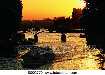 France, Paris, The Seine River View Large Photo Image Stock Image - France, Paris, The Seine River. Fotosearch