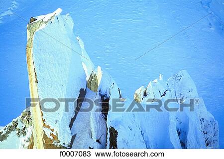 Stock Image - France, Alps, Chamonix, the White Valley. Fotosearch