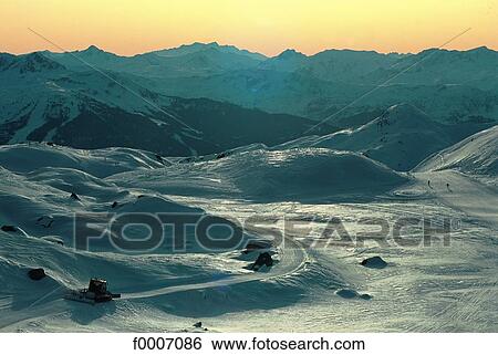 France, Alps, La Plagne, mountain landscape View Large Photo Image Stock Photograph - France, Alps, La Plagne, mountain landscape. Fotosearch