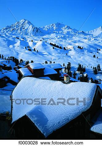 Stock Photo - France, Alps, La Plagne. Fotosearch