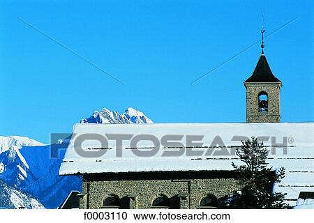 France, Alps, Valloire, church View Large Photo Image Stock Image - France, Alps, Valloire, church. Fotosearch