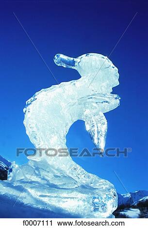 France, Alps, Valloire, ice seahorse statue View Large Photo Image Stock Image - France, Alps, Valloire, ice seahorse statue. Fotosearch