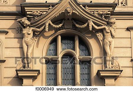 Prague, Facade architecture detail View Large Photo Image Stock Photo - Prague, Facade architecture detail . Fotosearch