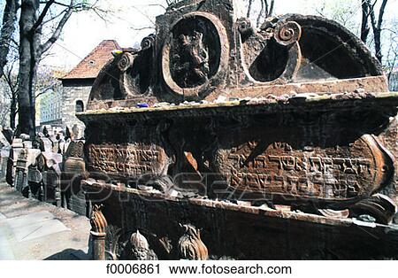 Prague, In the old Jewish cemetery View Large Photo Image Stock Image - Prague, In the old Jewish cemetery. Fotosearch