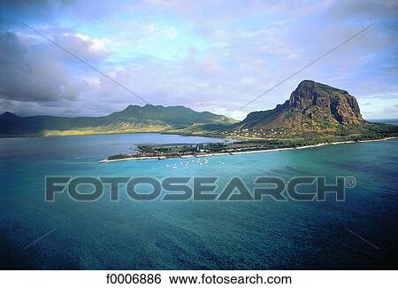 Mauritius Island, Morne Brabant, aerial view View Large Photo Image Stock Photograph - Mauritius Island, Morne Brabant, aerial view. Fotosearch
