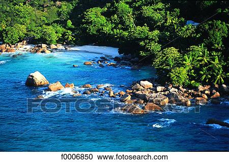 Seychelles, aerial view View Large Photo Image Stock Image - Seychelles, aerial view. Fotosearch