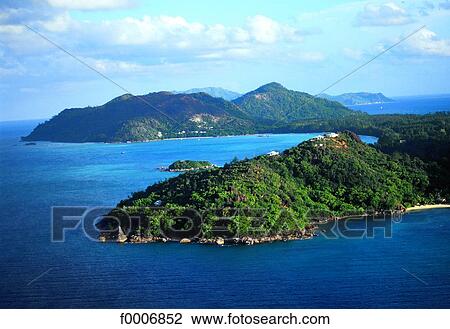 Seychelles, aerial view View Large Photo Image Stock Image - Seychelles, aerial view. Fotosearch