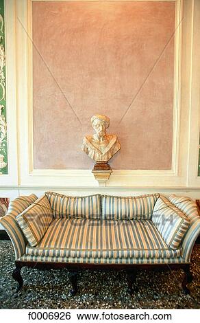 Stock Photograph - Italy, Venice, Inside a luxurious habitation. Fotosearch