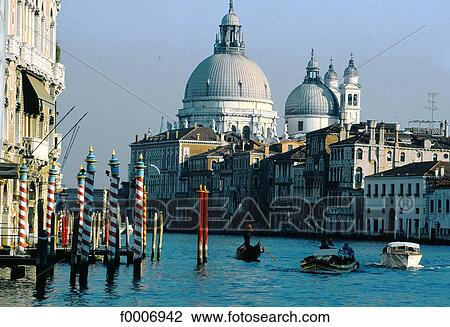 Stock Image - Italy, Venice, La Salute. Fotosearch