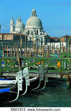 Stock Image - Italy, Venice, Santa Maria della Salute. Fotosearch