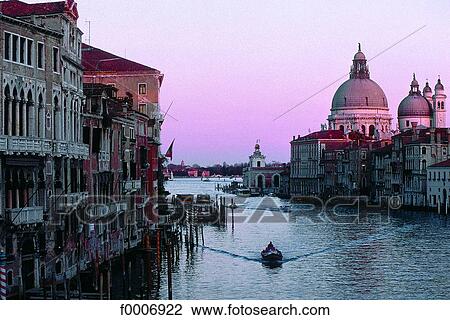 Italy, Venice, Sunset on La Salute and Grand Canal View Large Photo Image Stock Image - Italy, Venice, Sunset on La Salute and Grand Canal. Fotosearch