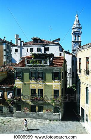 Italy, Venice, Traditional dwelling of Venice View Large Photo Image Stock Photo - Italy, Venice, Traditional dwelling of Venice. Fotosearch