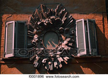 Italy, Rome, Detail of a baroque facade View Large Photo Image Stock Photograph - Italy, Rome, Detail of a baroque facade. Fotosearch