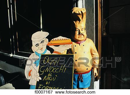 Stock Photo - Italy, Rome, Restaurant on Piazza Navona. Fotosearch