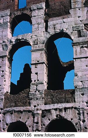 Italy, Rome, The Coliseum, detail View Large Photo Image Stock Photograph - Italy, Rome, The Coliseum, detail. Fotosearch