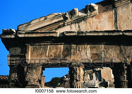 Italy, Rome, The Forum, temple of Castor and Pollux View Large Photo Image Stock Photo - Italy, Rome, The Forum, temple of Castor and Pollux. Fotosearch