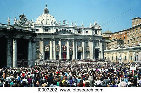 Italy, Rome, The Vatican, Basilica of St Peter View Large Photo Image Stock Image - Italy, Rome, The Vatican, Basilica of St Peter. Fotosearch