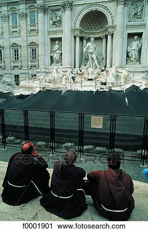 Italy, Rome, Trevi fountain View Large Photo Image Stock Image - Italy, Rome, Trevi fountain. Fotosearch