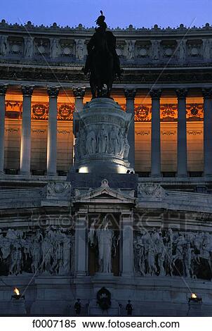Italy, Rome, Victor Emmanuel monument by night View Large Photo Image Stock Photography - Italy, Rome, Victor Emmanuel monument by night. Fotosearch