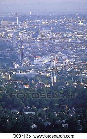 Vienna, Global view of Vienna View Large Photo Image Stock Photography - Vienna, Global view of Vienna. Fotosearch