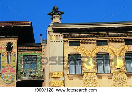 Vienna, Jugenstil building View Large Photo Image Stock Photo - Vienna, Jugenstil building. Fotosearch