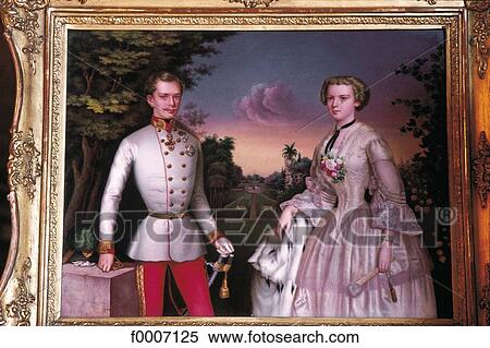Vienna, Portrait of Franz Joseph and Elizabeth of Austria View Large Photo Image Stock Photography - Vienna, Portrait of Franz Joseph and Elizabeth of Austria. Fotosearch