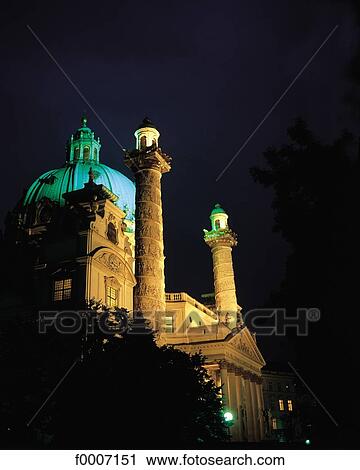 Vienna, Saint Charles Borromeo church View Large Photo Image Stock Image - Vienna, Saint Charles Borromeo church. Fotosearch