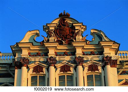 Russia, Saint Petersburg, Architecture detail of the Castle of Pushkin front View Large Photo Image Stock Photo - Russia, Saint Petersburg, Architecture detail of the Castle of Pushkin front. Fotosearch