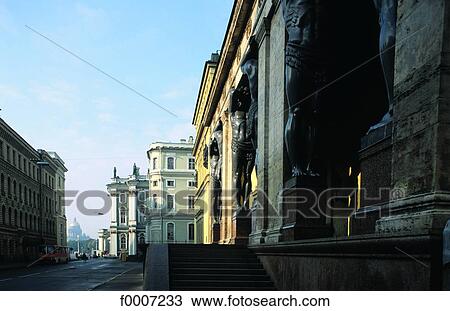 Russia, Saint Petersburg, Atlants at the Hermitage Museum View Large Photo Image Stock Image - Russia, Saint Petersburg, Atlants at the Hermitage Museum. Fotosearch
