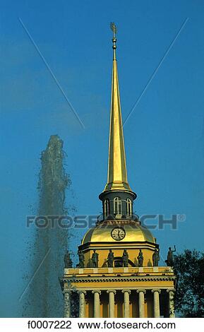 Russia, Saint Petersburg, Belfry of the Admiralty View Large Photo Image Stock Image - Russia, Saint Petersburg, Belfry of the Admiralty. Fotosearch