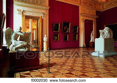 Stock Image - Russia, Saint Petersburg, D1991Museum interior. Fotosearch
