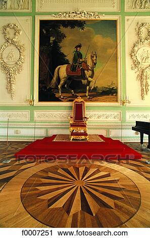 Russia, Saint Petersburg, Throne room inside Peterhof Palace View Large Photo Image Stock Image - Russia, Saint Petersburg, Throne room inside Peterhof Palace. Fotosearch