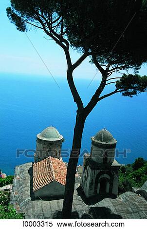 Italy, Campania, gulf of Salerno, Ravello, view on the gardens of the Villa Rufolo View Large Photo Image Stock Photography - Italy, Campania, gulf of Salerno, Ravello, view on the gardens of the Villa Rufolo . Fotosearch