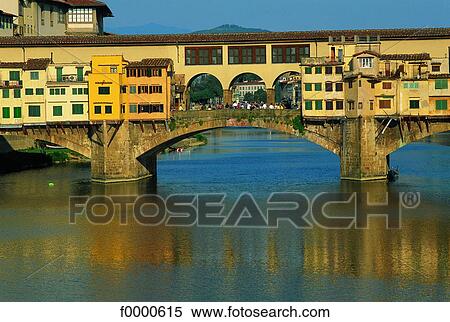 Stock Photography - Italy, Florence, Ponte Vecchio. Fotosearch